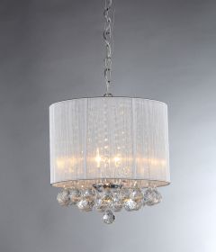 Pinky's Platter Crystal Chandelier