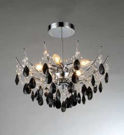 Rose Crystal Chandelier